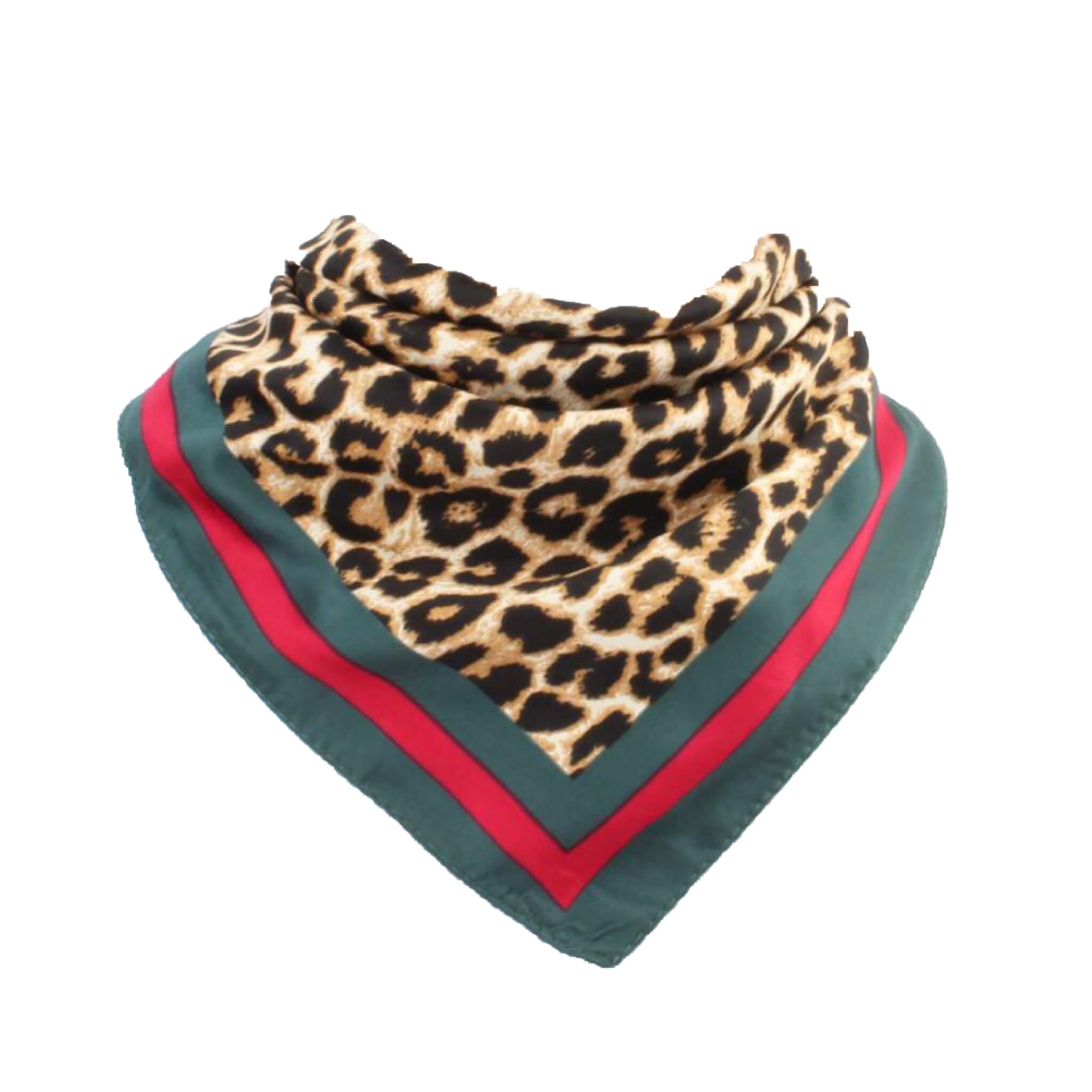 Aarzelen Doorzichtig pomp Sjaaltje Leopard Groen/Rood ⋆ Life Fashion